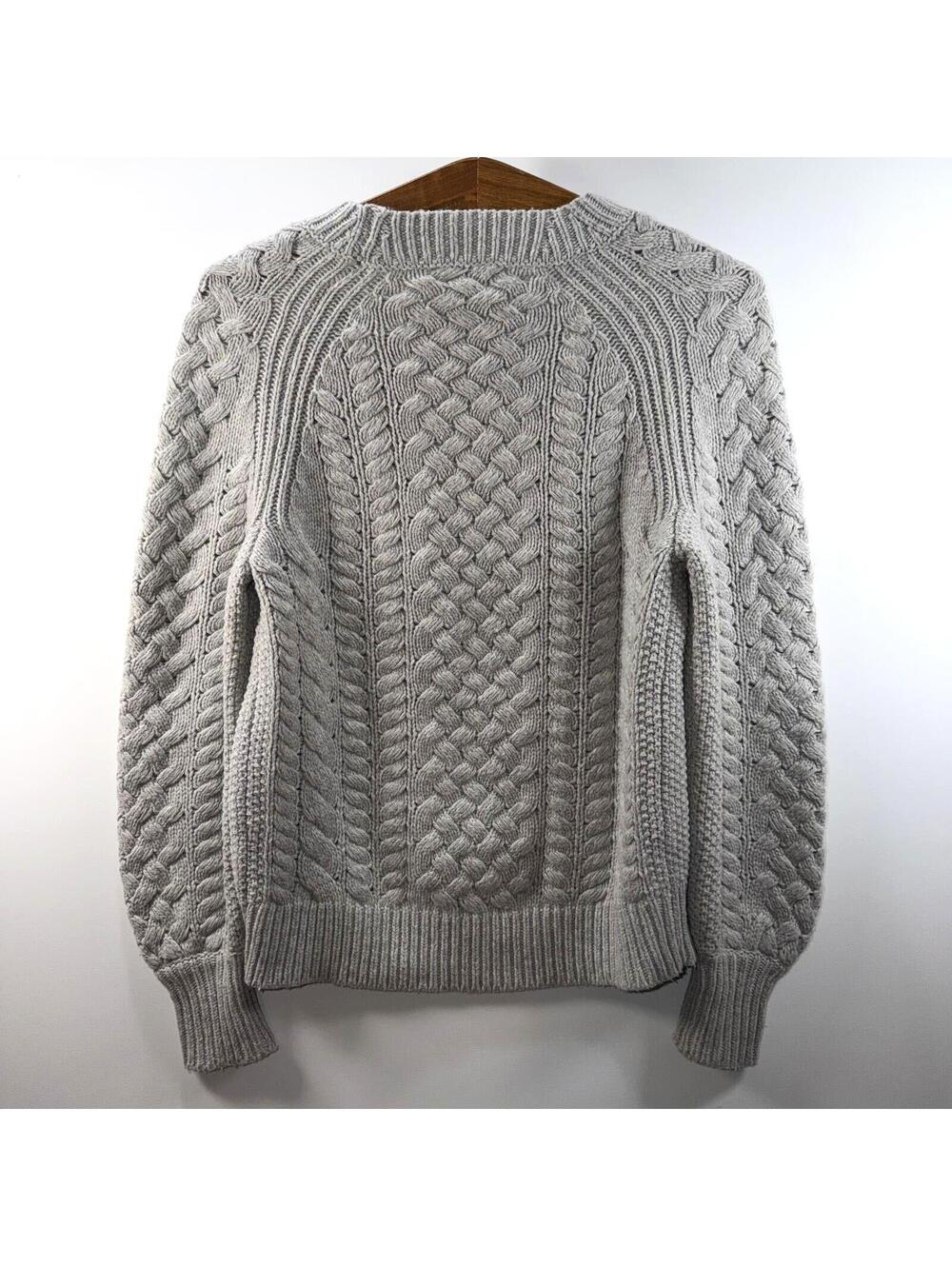 J.Crew Cable Knit Sequin Sweater - XS - Picture 4 of 6